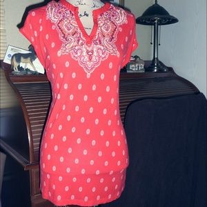 FLASH SALE! SOMA Paisley Floral Boho Tunic Blouse